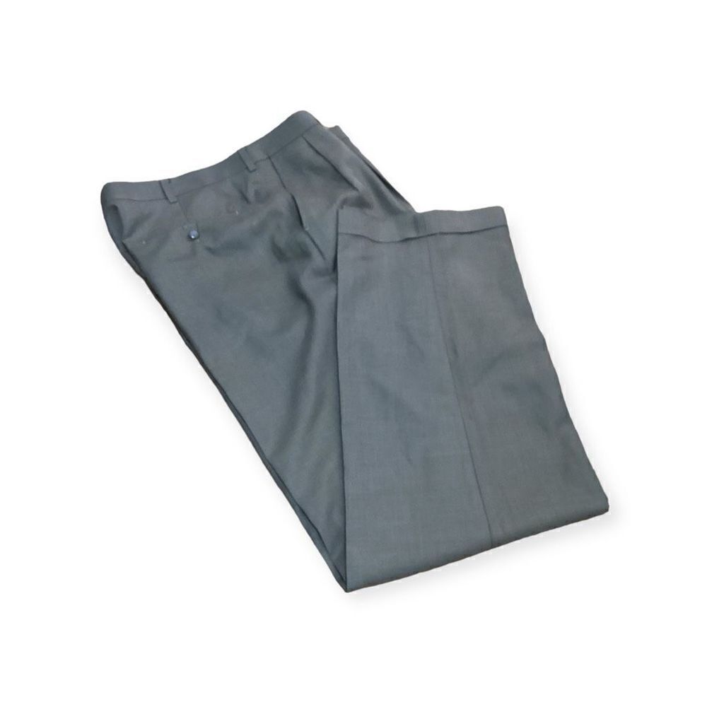 Perry Ellis Classic Fit Pleat Front Taupe Dress Pants 36/34